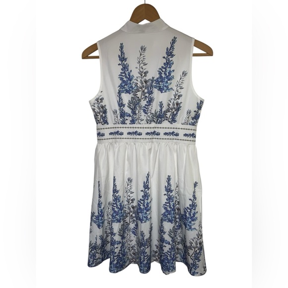 SHIEN VCAY Plant Print Sleeveless Dress Size M - Picture 7 of 12